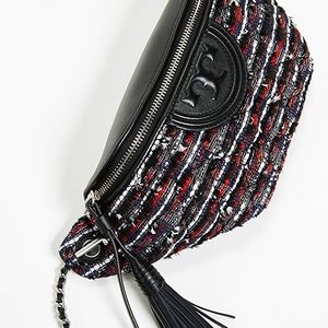 Tory Burch Tweed Belted Bag